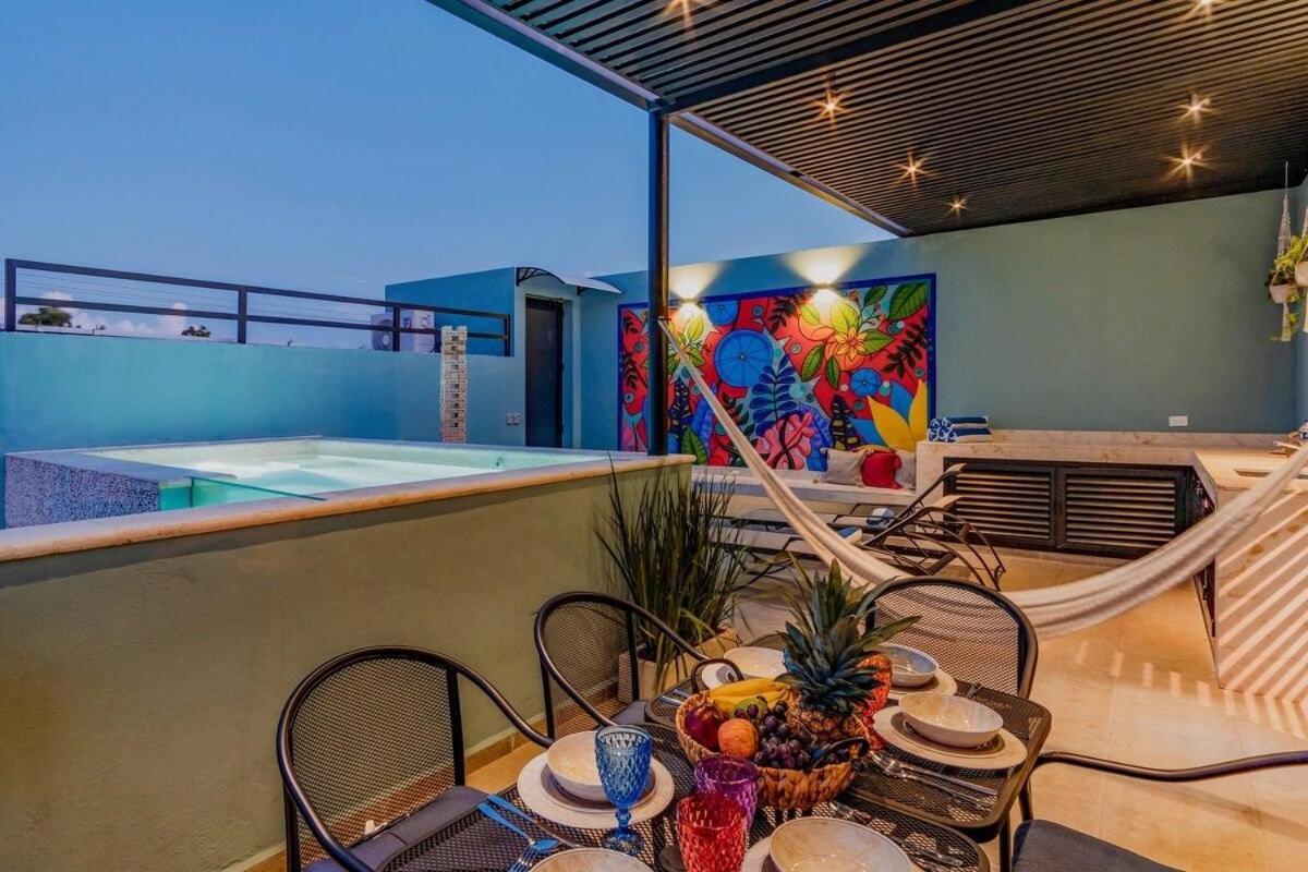 Rincon Del Cielo Rooftop With Glass Walled Pool Mérida Exteriör bild