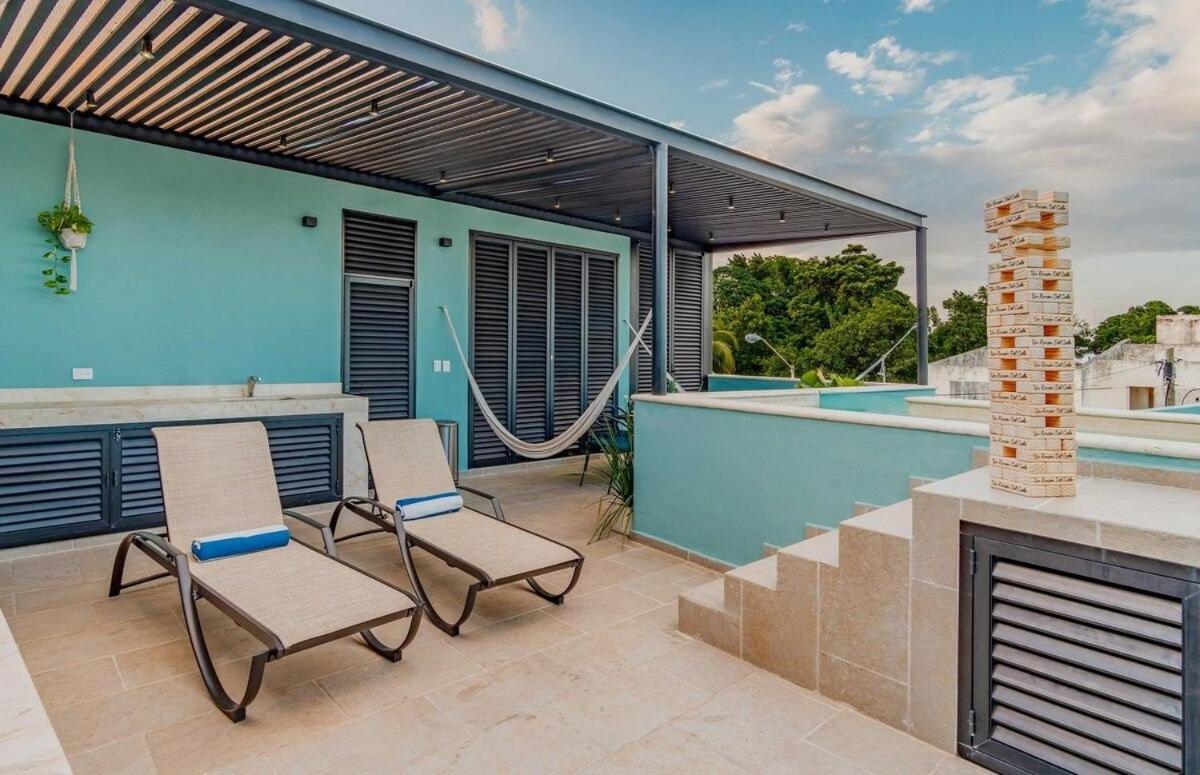 Rincon Del Cielo Rooftop With Glass Walled Pool Mérida Exteriör bild